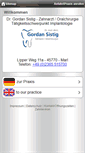 Mobile Screenshot of praxis-dr-sistig.de