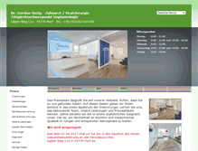 Tablet Screenshot of praxis-dr-sistig.de